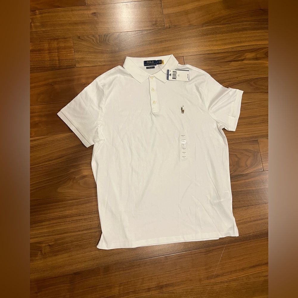 Ralph Lauren Polo custom slim fit kids shirt size L NWT